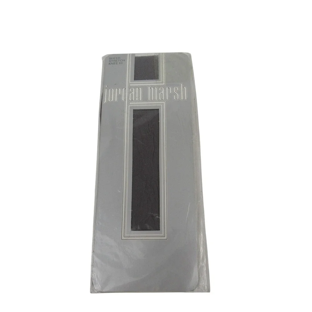 Jordan Marsh Sheer Stretch Knee Hi Pantyhose Stockings‎ Brown One Size Nylon